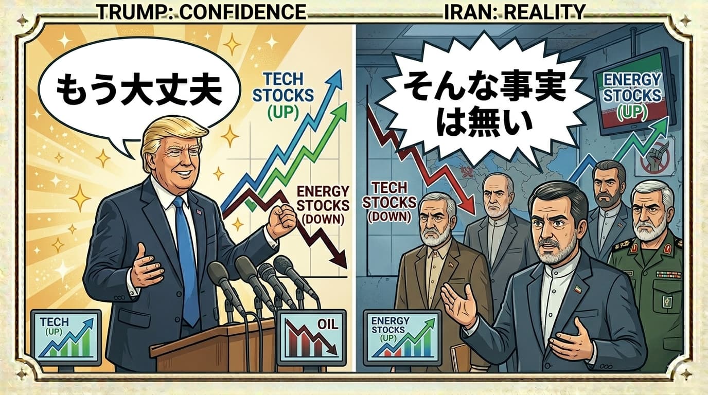 トランプさん「もう大丈夫」 イラン「そんな事実はない」